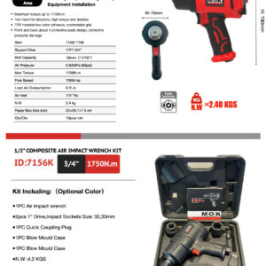 Súng Siết Ốc Khí Nén 1 Inch MOK - 7165