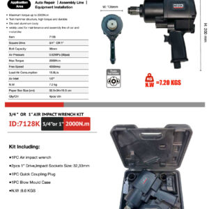 Súng Siết Ốc Khí Nén 3/4 Inch MOK - 7128