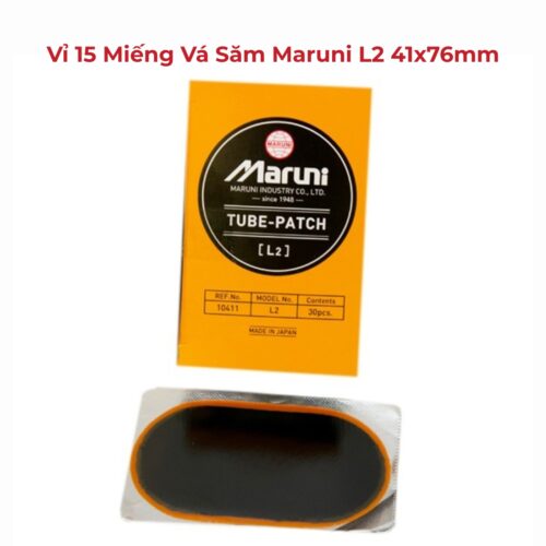Vỉ 15 Miếng Vá Săm Maruni L2 41x76mm