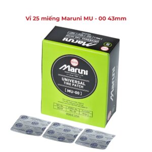 Vỉ 25 Miếng Vá Lốp Maruni MU-00 Tròn 43mm