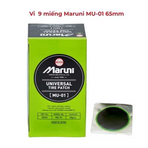 Vỉ 9 Miếng Vá Lốp Maruni MU-01 Tròn 65mm