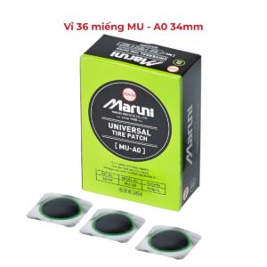 Vỉ 36 Miếng Vá Lốp Maruni MU-A0 Tròn 34mm