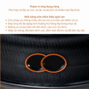 Vỉ 16 Miếng Vá Săm Maruni L3 52mm