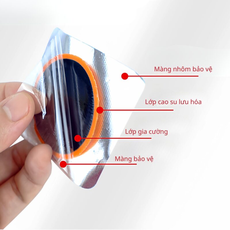 Vỉ 16 Miếng Vá Săm Maruni L3 52mm